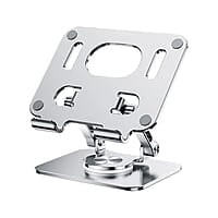 STAINLESS STEEL 360° ROTATING ADJUSTABLE DESKTOP PHONE TABLET STAND STAINLESS STEEL 360° ROTATING ADJUSTABLE DESKTOP PHONE TABLET STAND