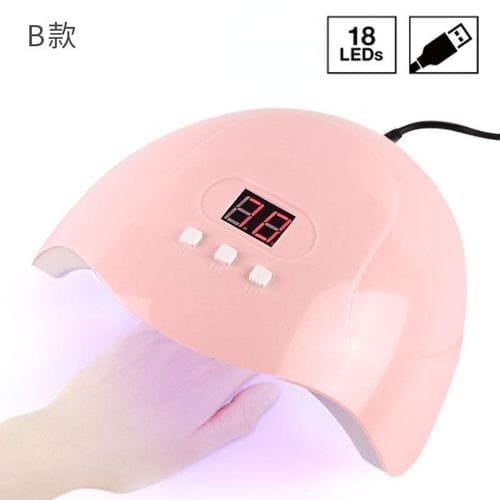 PORTABLE NAIL DRYER UV LED NAIL LAMP DRYING MACHINE WITH 30,60 90 MINUTES TIMER AND USB CABLE -36W PORTABLE NAIL DRYER UV LED NAIL LAMP DRYING MACHINE WITH 30,60 90 MINUTES TIMER AND USB CABLE -36W
