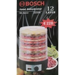 BOSCH 12LAYERS FOOD DEHYDRATOR - 2250W BOSCH 12LAYERS FOOD DEHYDRATOR - 2250W