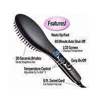 SIMPLY STRAIGHT CERAMIC HAIR STRAIGHTENING BRUSH HAIR STRAIGHTENER HOT STAYLING COMB SIMPLY STRAIGHT CERAMIC HAIR STRAIGHTENING BRUSH HAIR STRAIGHTENER HOT STAYLING COMB
