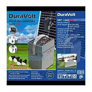 DURAVOLT SOLAR GENERATOR WITH SOLAR PANEL  AND 4 BULBS