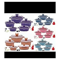 ROYAL DESSINI MABLE POT 22 PIECES SET OF 5 POTS WITH ACCESSORIES ROYAL DESSINI MABLE POT 22 PIECES SET OF 5 POTS WITH ACCESSORIES