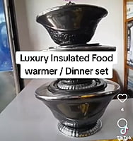 LUXURY INSULATED FOOD WARMER 3 PIECES SET LUXURY INSULATED FOOD WARMER 3 PIECES SET