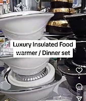 LUXURY INSULATED FOOD WARMER 3 PIECES SET LUXURY INSULATED FOOD WARMER 3 PIECES SET