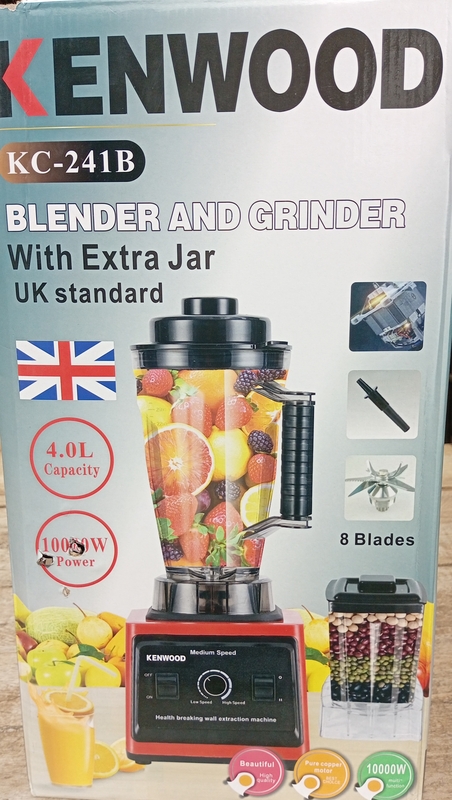 KENWOOD 2IN1 BLENDER 9000W 4L +1CUP 8BLADES KENWOOD 2IN1 BLENDER 9000W 4L +1CUP 8BLADES
