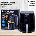SILVER CREST LARGE CAPACITY AIR FRYER 8LITRES SILVER CREST LARGE CAPACITY AIR FRYER 8LITRES