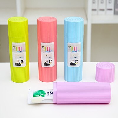 MULTIFUNCTIONAL STORAGE FOR WRITING MATERIALS, TOOTH PASTE AND BRUSH