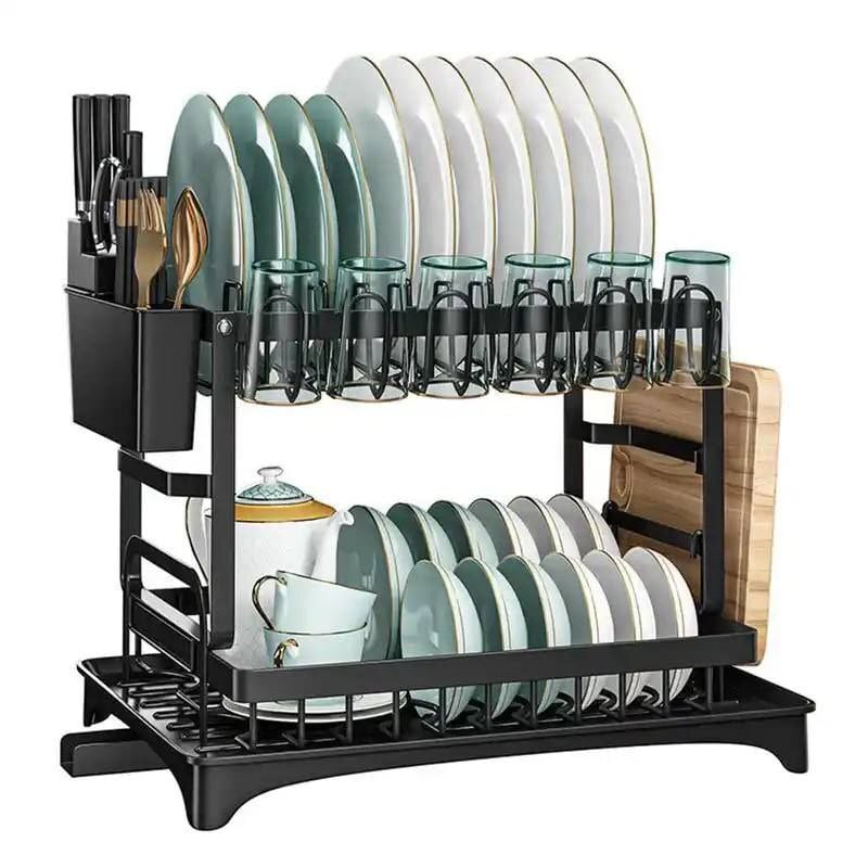 Plate Drainer with cup holder Plate Drainer with cup holder