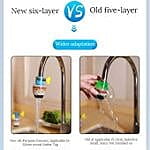 6 LAYERS UNIVERSAL HOUSEHOLD TAP WATER FILTER 6 LAYERS UNIVERSAL HOUSEHOLD TAP WATER FILTER