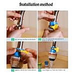 6 LAYERS UNIVERSAL HOUSEHOLD TAP WATER FILTER 6 LAYERS UNIVERSAL HOUSEHOLD TAP WATER FILTER