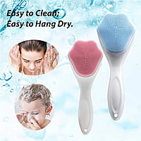 SILICON FACE SCRUBBING CLEANING DEAD SKIN REMOVING SPONGE SILICON FACE SCRUBBING CLEANING DEAD SKIN REMOVING SPONGE