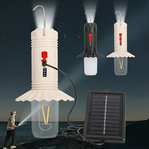 SOLAR CAMPING LIGHT WITH SOLAR PANEL SOLAR CAMPING LIGHT WITH SOLAR PANEL