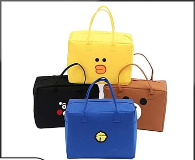 LARGE CAPACITY CARTOON BAG TRAVELLING BAG WOMEN BAG