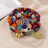 BOHEMIAN 4IN1 ELASTIC BEADED BRACELET BOHEMIAN 4IN1 ELASTIC BEADED BRACELET