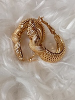 NON-TARNISHING GOLD REPLICA EARRING NON-TARNISHING GOLD REPLICA EARRING
