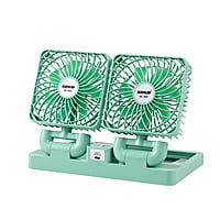 DOUBLE HEAD SOLAR / ELECTRIC CHARGING FAN DOUBLE HEAD SOLAR / ELECTRIC CHARGING FAN