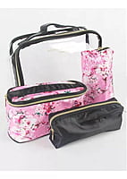 ADRIENNE VITTADINI (ITALIAN) 6IN1 LUXURY TOILERIES BAG TRAVEL MATE ADRIENNE VITTADINI (ITALIAN) 6IN1 LUXURY TOILERIES BAG TRAVEL MATE