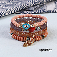 BOHEMIAN 4IN1 ELASTIC BEADED BRACELET BOHEMIAN 4IN1 ELASTIC BEADED BRACELET