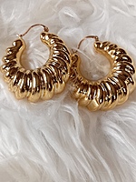 NON-TARNISHING GOLD REPLICA EARRING NON-TARNISHING GOLD REPLICA EARRING