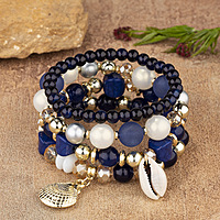 BOHEMIAN 4IN1 ELASTIC BEADED BRACELET BOHEMIAN 4IN1 ELASTIC BEADED BRACELET