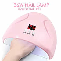 PORTABLE NAIL DRYER UV LED NAIL LAMP DRYING MACHINE WITH 30,60 90 MINUTES TIMER AND USB CABLE -36W PORTABLE NAIL DRYER UV LED NAIL LAMP DRYING MACHINE WITH 30,60 90 MINUTES TIMER AND USB CABLE -36W