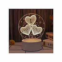 I LOVE U - ROMANTIC LOVE 3D ACRYLICLED LAMP GIFT ITEM I LOVE U - ROMANTIC LOVE 3D ACRYLICLED LAMP GIFT ITEM