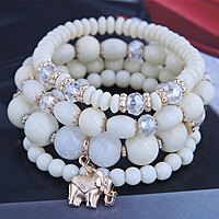 BOHEMIAN 4IN1 ELASTIC BEADED BRACELET BOHEMIAN 4IN1 ELASTIC BEADED BRACELET