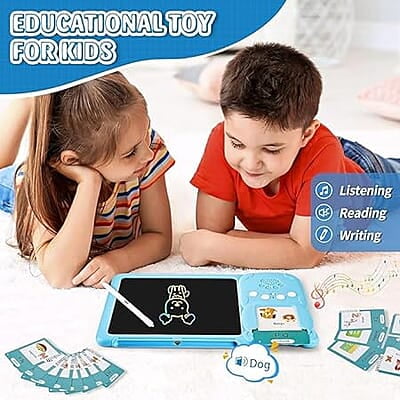Talking Flash Cards with LCD Writing Tablet