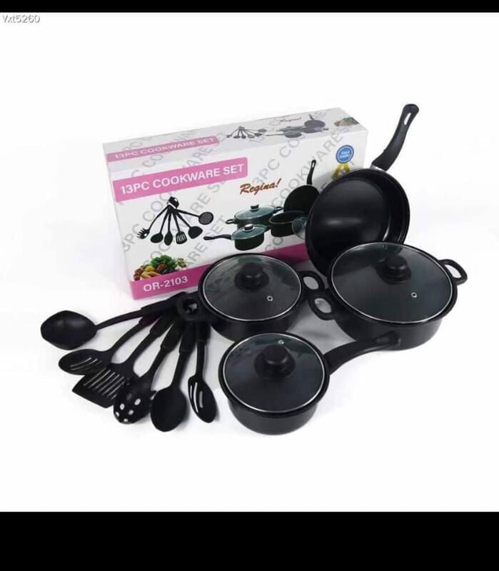 13 PCS COOKWARE SET 13 PCS COOKWARE SET