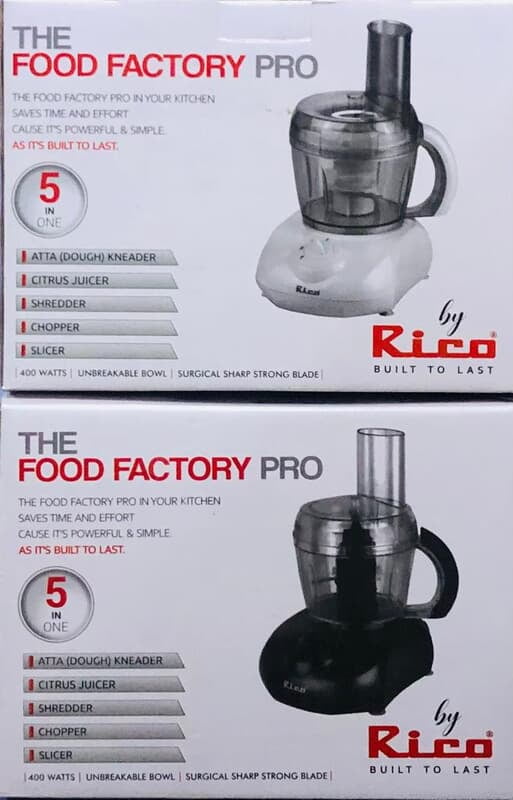 RICO FOOD FACTORY 5IN1 O PWERFUL FOOD PROCESSOR RICO FOOD FACTORY 5IN1 O PWERFUL FOOD PROCESSOR