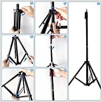 22inches Ringlight with 3 phone holders, remote, tripod stand & carrier bag 22inches Ringlight with 3 phone holders, remote, tripod stand & carrier bag