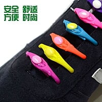 SILICON ELASTIC SHOE LACE SHOE BUCKLE FOR ADULTS & KIDS 12PCS PER PACK SILICON ELASTIC SHOE LACE SHOE BUCKLE FOR ADULTS & KIDS 12PCS PER PACK