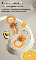 BABY FOOD GRADE SILICONE BITE FRUIT FOOD VEGETABLE TEETHER PACIFIER BABY FOOD GRADE SILICONE BITE FRUIT FOOD VEGETABLE TEETHER PACIFIER