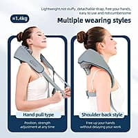 ELECTRIC RECHARGEABLE WIRELESS NECK SHOULDER MASSAGER BODY KNEADING TOOL ELECTRIC RECHARGEABLE WIRELESS NECK SHOULDER MASSAGER BODY KNEADING TOOL