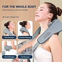 ELECTRIC RECHARGEABLE WIRELESS NECK SHOULDER MASSAGER BODY KNEADING TOOL ELECTRIC RECHARGEABLE WIRELESS NECK SHOULDER MASSAGER BODY KNEADING TOOL