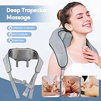 ELECTRIC RECHARGEABLE WIRELESS NECK SHOULDER MASSAGER BODY KNEADING TOOL ELECTRIC RECHARGEABLE WIRELESS NECK SHOULDER MASSAGER BODY KNEADING TOOL