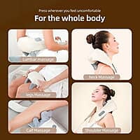 ELECTRIC RECHARGEABLE WIRELESS NECK SHOULDER MASSAGER BODY KNEADING TOOL ELECTRIC RECHARGEABLE WIRELESS NECK SHOULDER MASSAGER BODY KNEADING TOOL