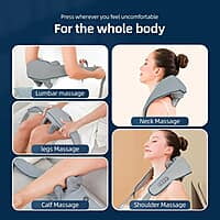 ELECTRIC RECHARGEABLE WIRELESS NECK SHOULDER MASSAGER BODY KNEADING TOOL ELECTRIC RECHARGEABLE WIRELESS NECK SHOULDER MASSAGER BODY KNEADING TOOL