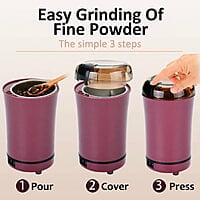 ELECTRIC GRINDER FOR COFFFEE SPICES AND NUTS - 150W ELECTRIC GRINDER FOR COFFFEE SPICES AND NUTS - 150W