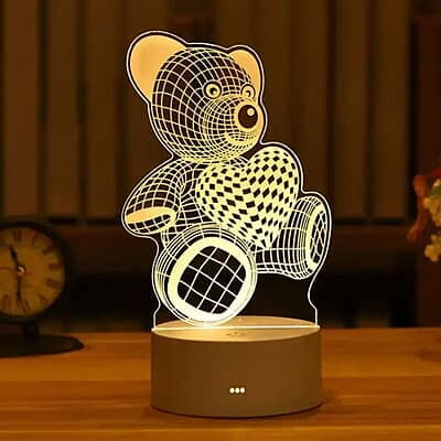 ROMANTIC LOVE 3D ACRYLICLED LAMP GIFT ITEM