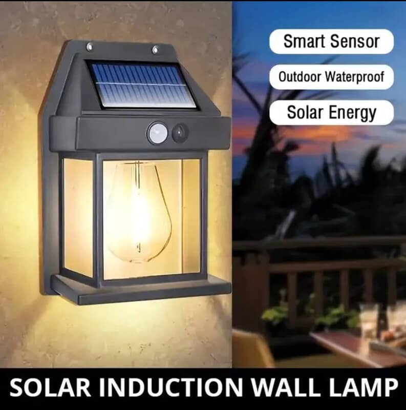 Outdoor Solar Lamp - One Bulb Outdoor Solar Lamp - One Bulb