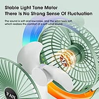 RECHARGEABLE RGB DESKTOP ADJUSTABLE ANGLE 3 GEARS FAN RECHARGEABLE RGB DESKTOP ADJUSTABLE ANGLE 3 GEARS FAN