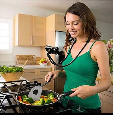 ADJUSTABLE LAZY CHEST PHONE HOLDER