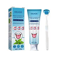 EELHOE TONGUE CLEANING GEL WITH TONGUE SCRAPPER EELHOE TONGUE CLEANING GEL WITH TONGUE SCRAPPER