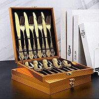 12 PIECES BOXED STAINLESS STEEL CUTLERIES SET SET OF CUTLERY 12 PIECES BOXED STAINLESS STEEL CUTLERIES SET SET OF CUTLERY