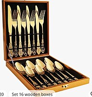 12 PIECES BOXED STAINLESS STEEL CUTLERIES SET SET OF CUTLERY 12 PIECES BOXED STAINLESS STEEL CUTLERIES SET SET OF CUTLERY