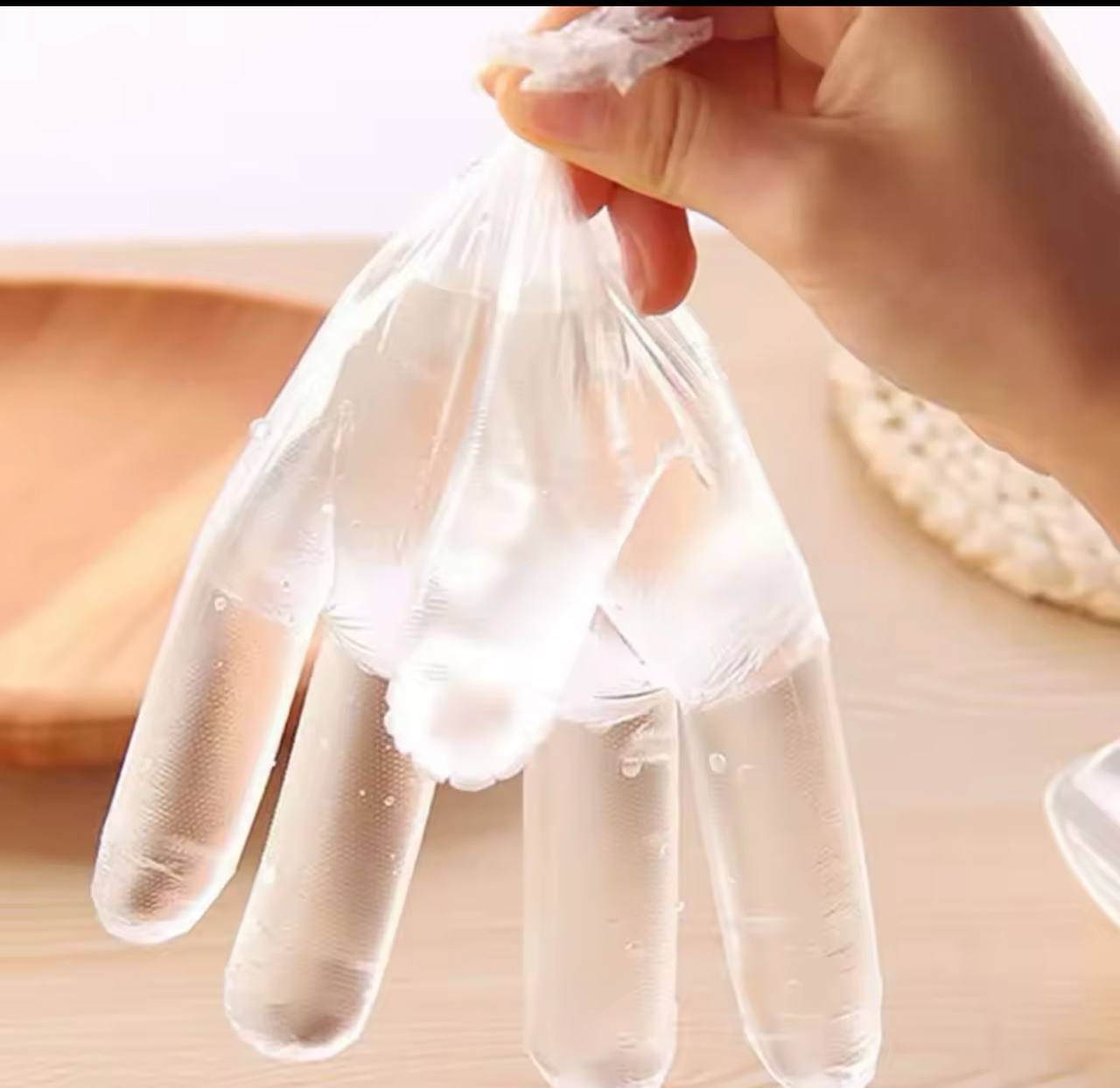 DISPOSABLE NYLON GLOVES - 100 PIECES DISPOSABLE NYLON GLOVES - 100 PIECES