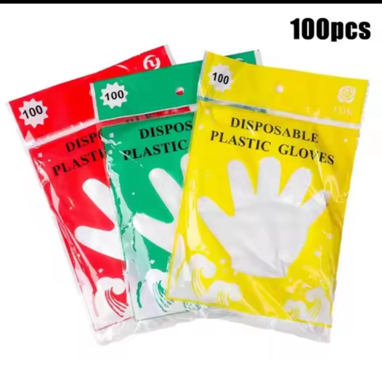 DISPOSABLE NYLON GLOVES - 100 PIECES DISPOSABLE NYLON GLOVES - 100 PIECES