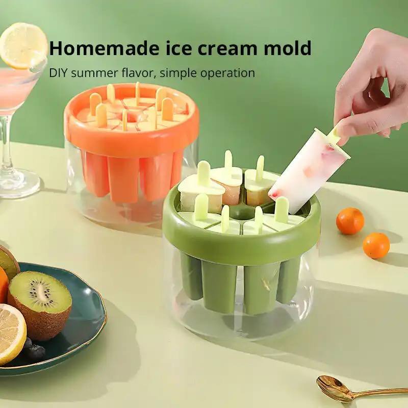 POPSICLE MOLD ICE MAKER ICE CREAM MOLS WITH PLASTICK STICKS POPSICLE MOLD ICE MAKER ICE CREAM MOLS WITH PLASTICK STICKS