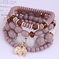 BOHEMIAN 4IN1 ELASTIC BEADED BRACELET BOHEMIAN 4IN1 ELASTIC BEADED BRACELET